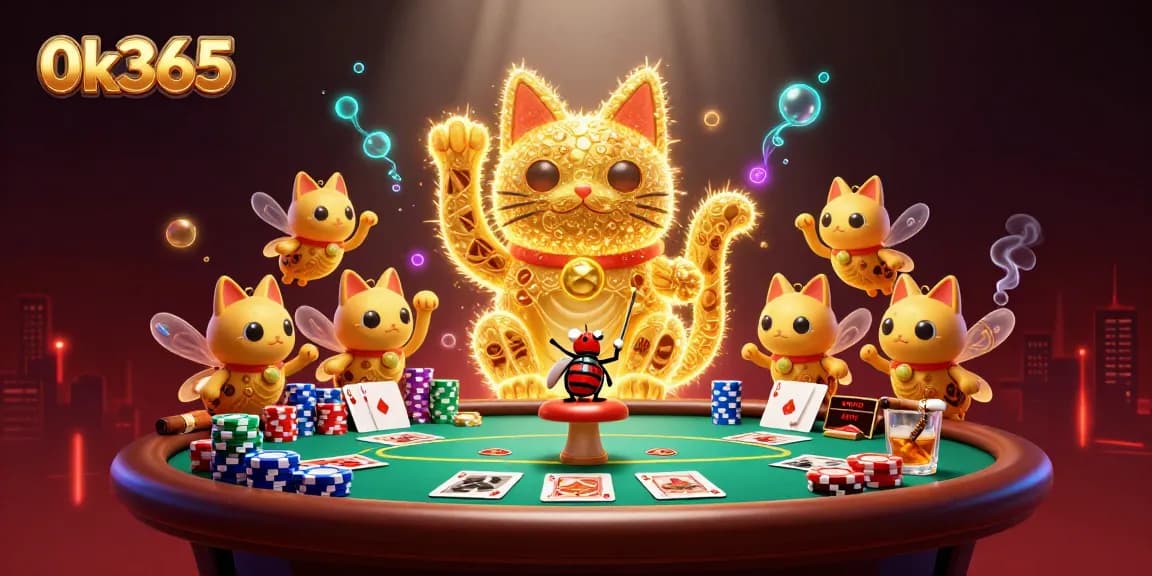 Experience luck and fortune with the dazzling 0k365 casino scene featuring vibrant games.