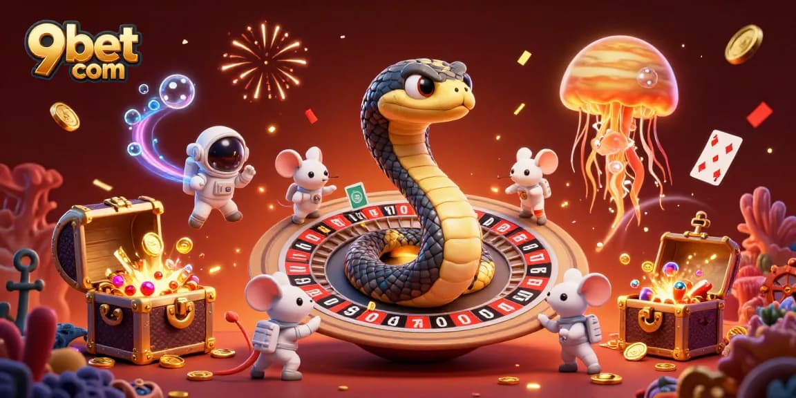 Engage with thrilling gameplay at 9bet com through vibrant cosmic casino adventures featuring characters and dynamic elements.