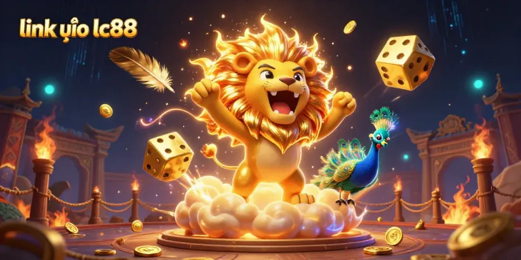 Play and win with exciting experiences featuring link vào lc88 in a vibrant 3D casino setting.