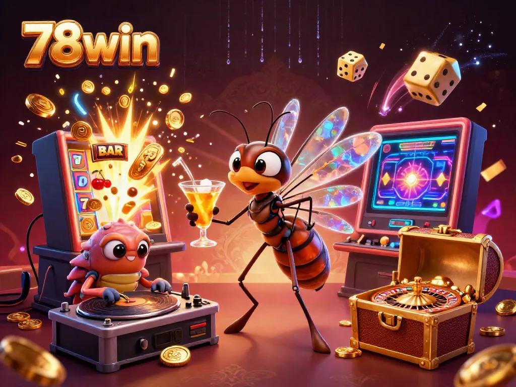 Experience thrilling slots and casino fun at 78win with captivating game visuals and vibrant atmosphere.