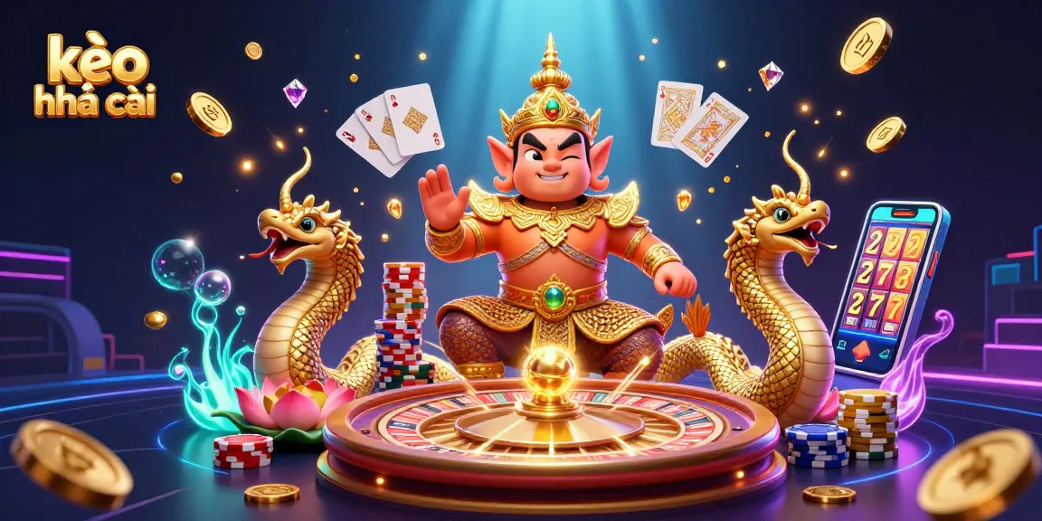 Engage with the thrilling kèo nhà cái experience in this dynamic casino scene filled with vibrant action.