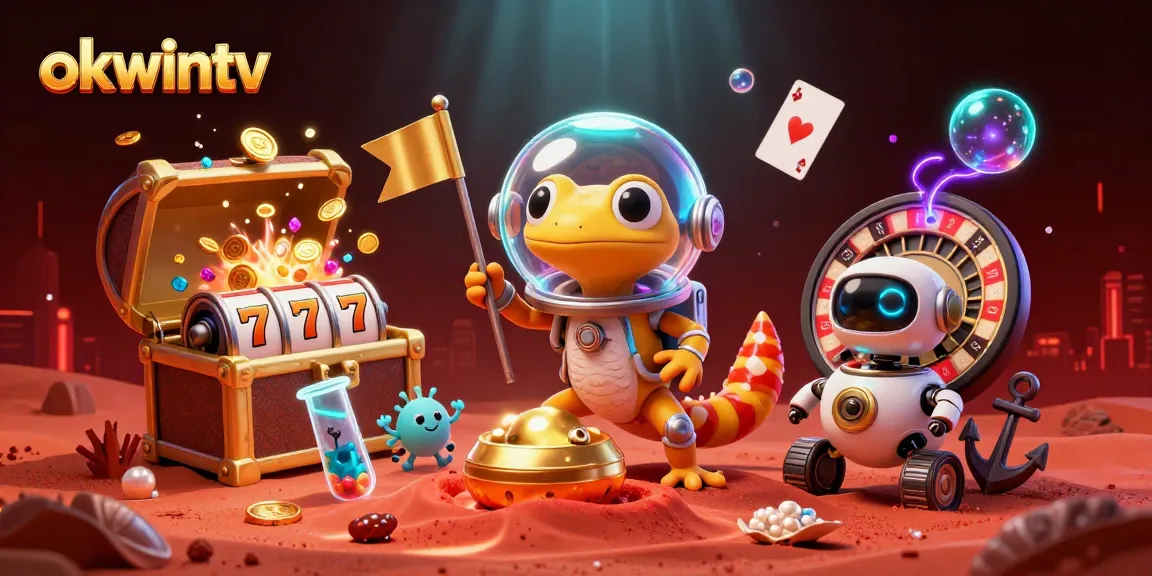 Experience top-notch live betting with okwintv at this vibrant casino scene full of exciting game elements.